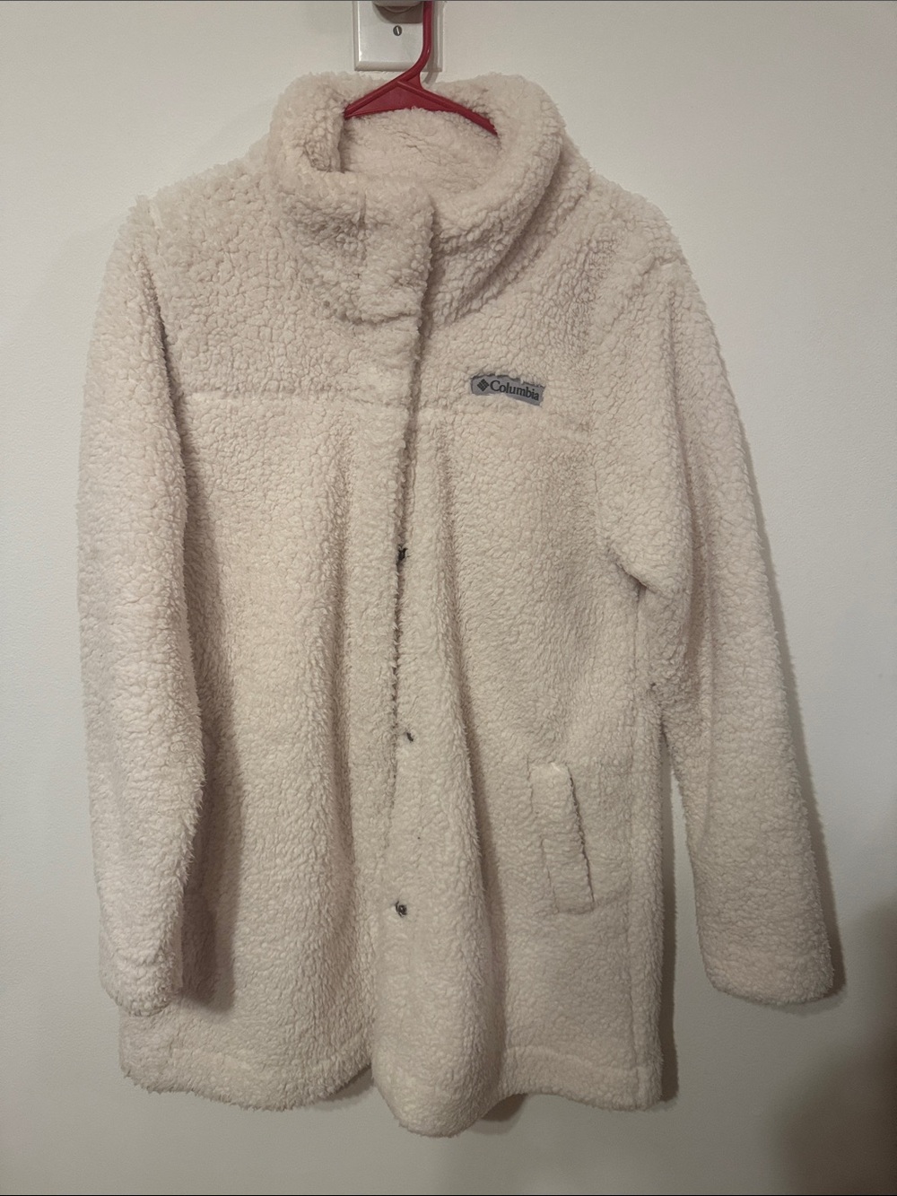 Columbia Ivory Sherpa Teddy Fleece Jacket